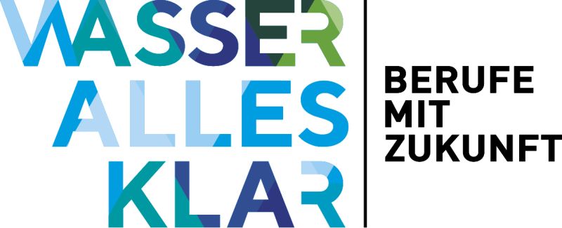 Logo der Nachwuchskräfte-Kampagne Wasser Alles Klar | Berufe mit Zukunft