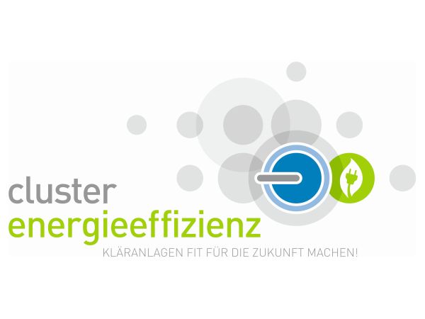 Logo des Projekts Cluster Energieeffizienz - Kläranlagen fit für die Zukunft machen!