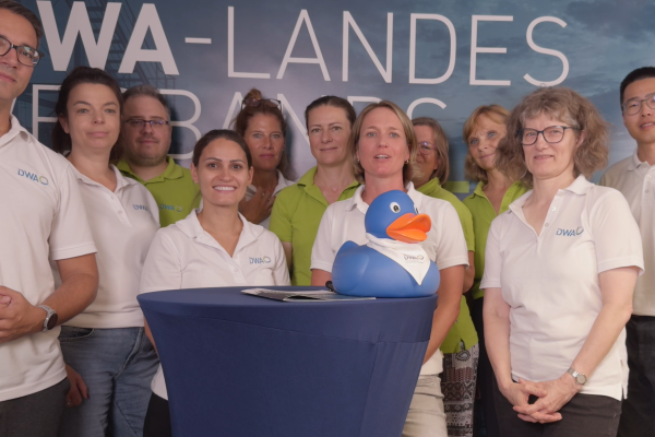 Team des  DWA-Landesverbands Baden-Württemberg in Vorbereitung auf die Landesverbandstagung 2025