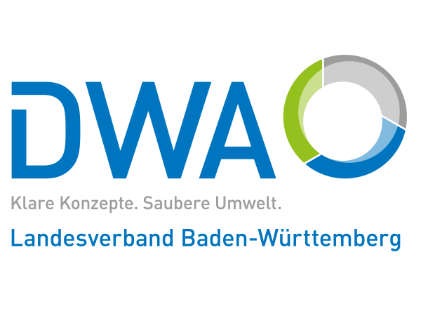 Logo des DWA-Landesverbands Baden-Württemberg - Klare Konzepte. Saubere Umwelt.