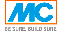 Logo der Firma MC-Bauchemie Müller GmbH & Co. KG - Be sure. Build sure.