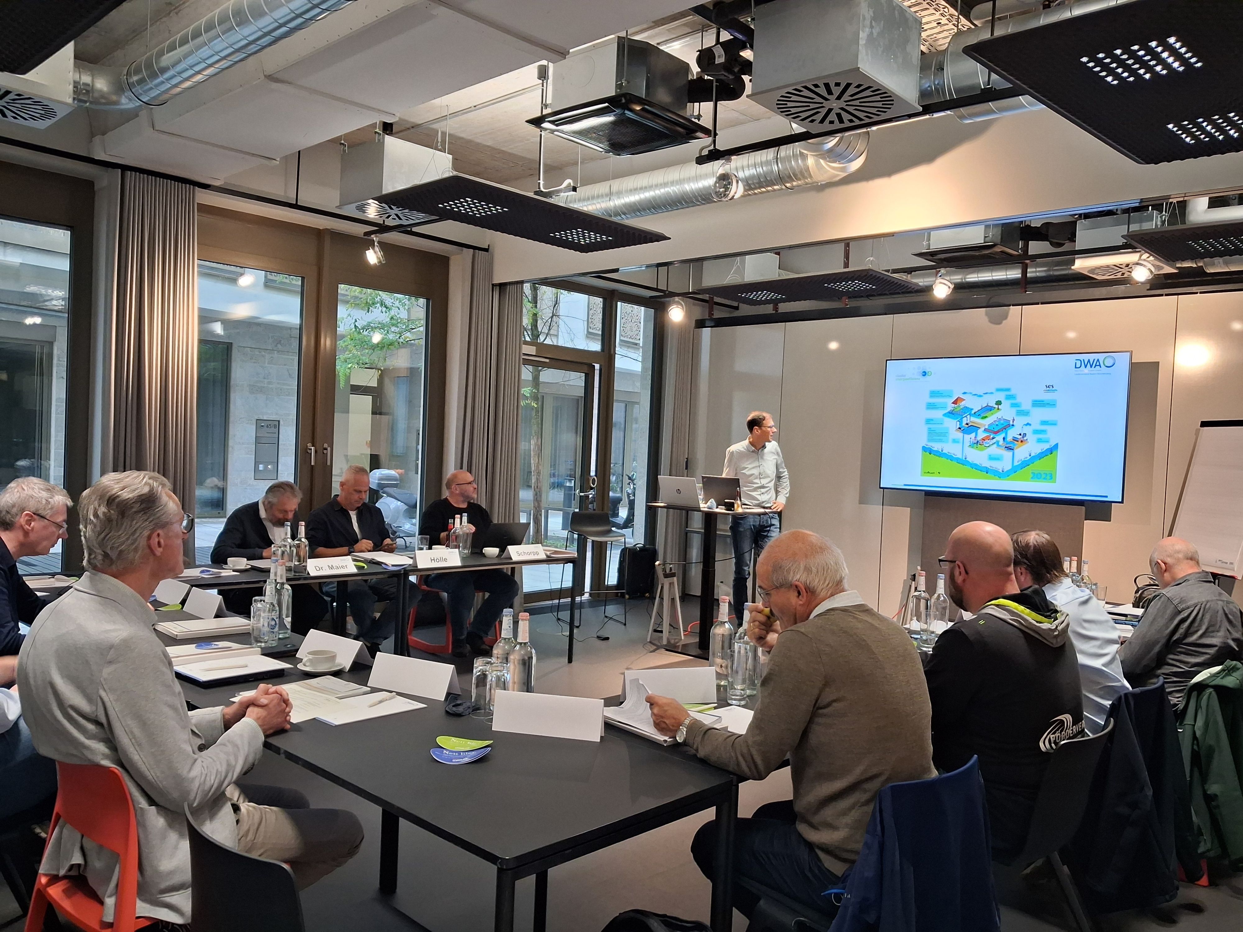 Die Energie-Moderatoren bei Ihrer Schulung.